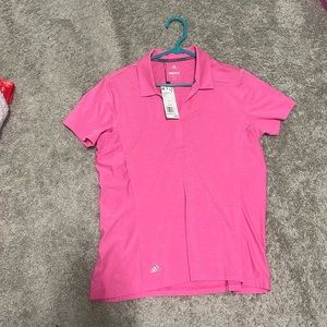 Adidas collared short sleeve polo top